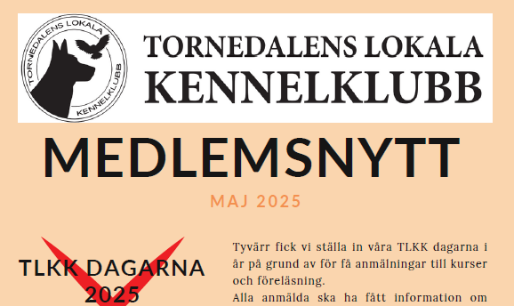 Månadens medlemsnytt